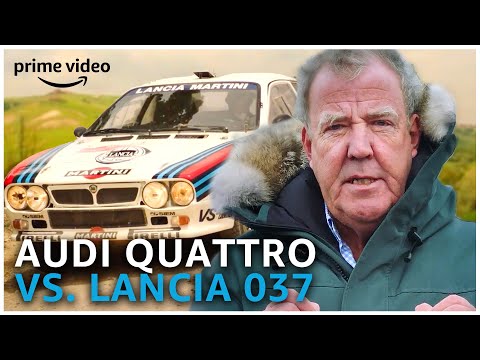 Clarkson z&#039;n Favoriete Rally Battle: 1983 Audi Quattro VS. Lancia 037 | Amazon Prime Video NL