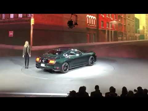 A Star Is Reborn: 50th Anniversary Ford Mustang Bullitt unveiled by Steve McQueen&#039;s granddaughter