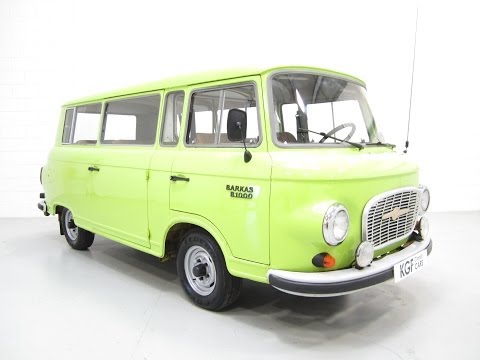 A Wonderful, very Rare Barkas B-1000 Minibus with One UK Owner and Just 29,322km -SOLD!