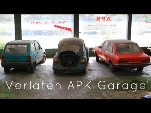 Verlaten APK Garage Met Huis Vol met Auto&#039;s (Garage APK)