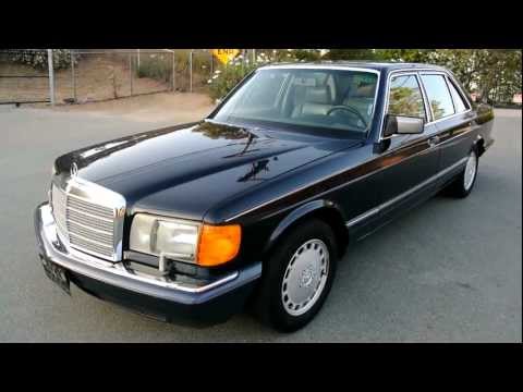 1990 Mercedes Benz W126 420SEL Saloon 1 Owner Low Miles NR MINT HD Video