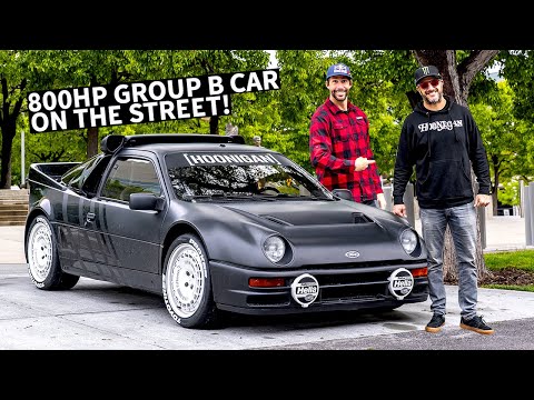 Ken Block&#039;s Ford RS200 Group B Rally Car on the Street, Meeting Up With Travis Pastrana!