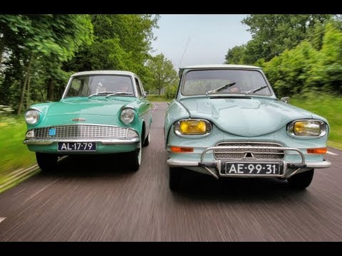 Classics - Citroën Ami 6 vs. Ford Anglia 105E