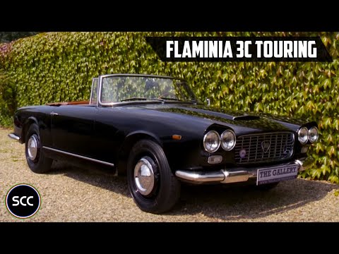 LANCIA FLAMINIA 2800 3C Touring Cabriolet 1968 - Modest test drive with V6 engine sound | SCC TV