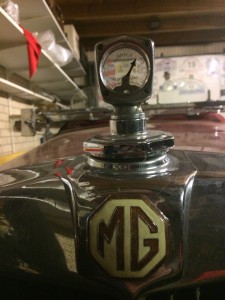 Rode MG TD II uit 1953