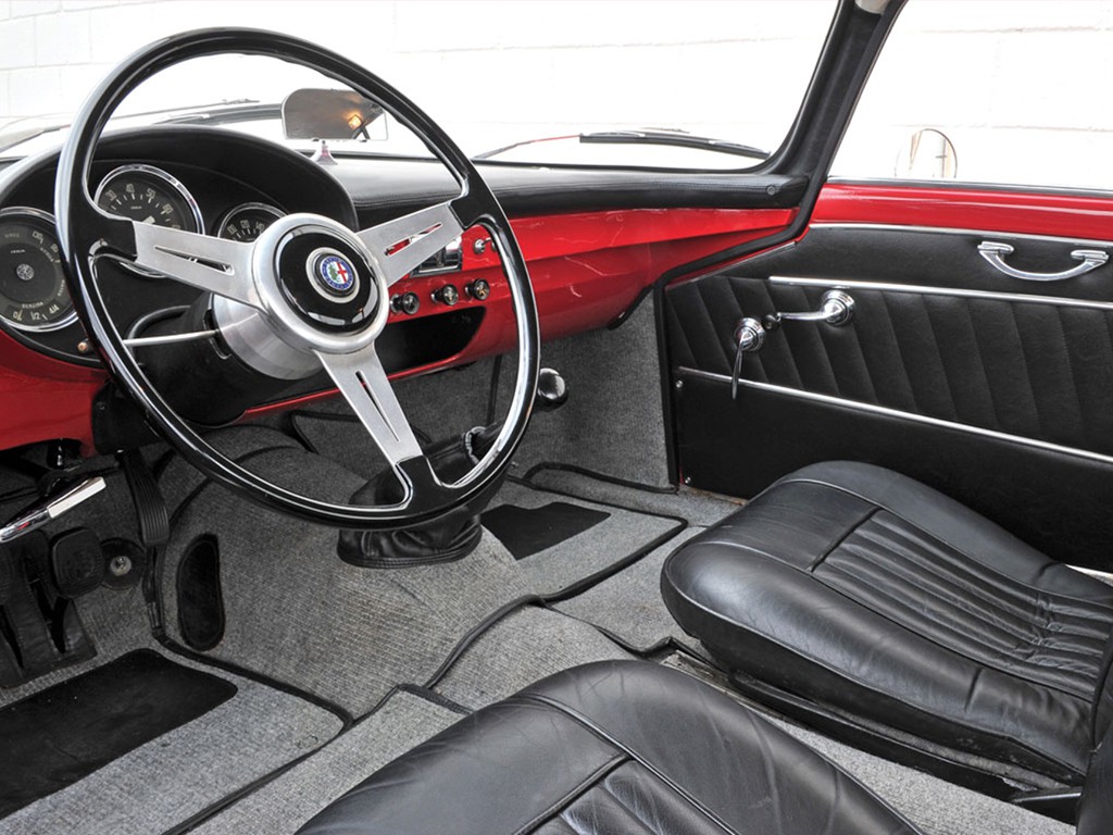 Alfa romeo giulietta SS 1961 interieur