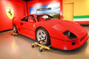 Ferrari F40 van lego is goed gelukt