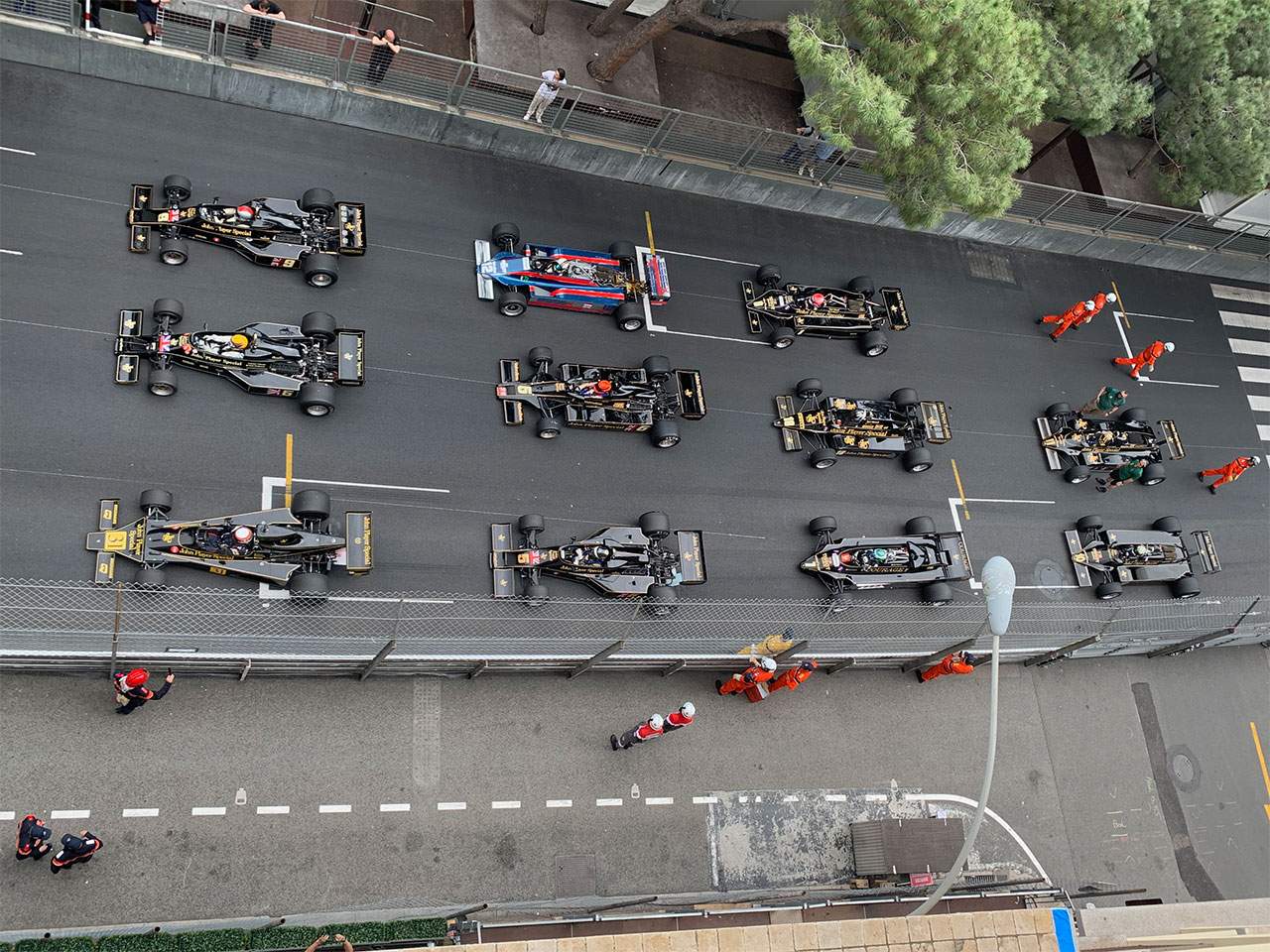 Lotus tribute Colin Chapman Monaco Historic Grand Prix